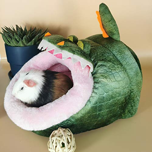 LEFTSTARER Hedgehog Guinea Pig Cage Bed Small pet Animals House Accessories, Guinea Pig Toys House Nest Hamster Supplies Habitat Ferret Rat - Thumbnail 5