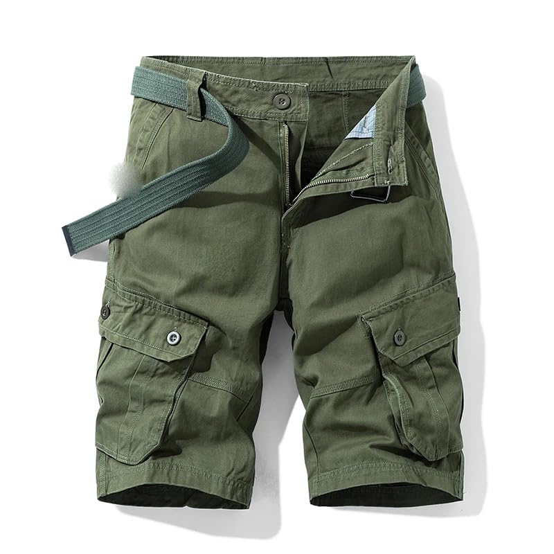 Short cargo ample avec poches multiples et taille ajustable pour homme - 6