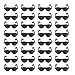 Doll Mini Doll Glasses Mini Sunglasses 80Pcs Doll Sunglasses Black Mini Glasses for Doll Sunglasses Dolls Black Sunglasses