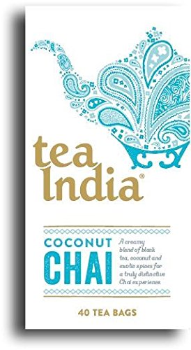 Tea India Coconut Chai 40bag (Pack of 4)