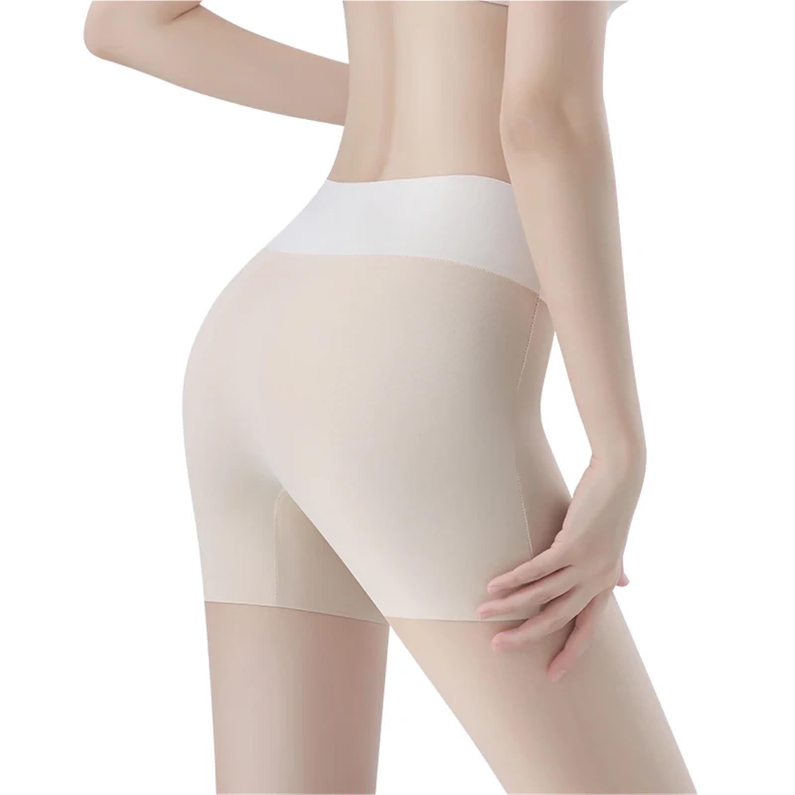 Damen Boxershorts Sommershorts Sicherheitsshorts Damen Nahtlose Höschen Ice Silk Unterwäsche Unter Dem Rock Plus Size Geeignet Für Kleider, Fitness, Yoga(Set 6,XXL)