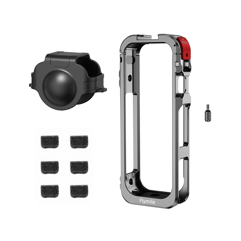 Gabbia Protettiva In Alluminio Per DJI Action 5 Pro/4/3 - Custodia Metal Con Adattatore Sgancio Rapido - Foto 13