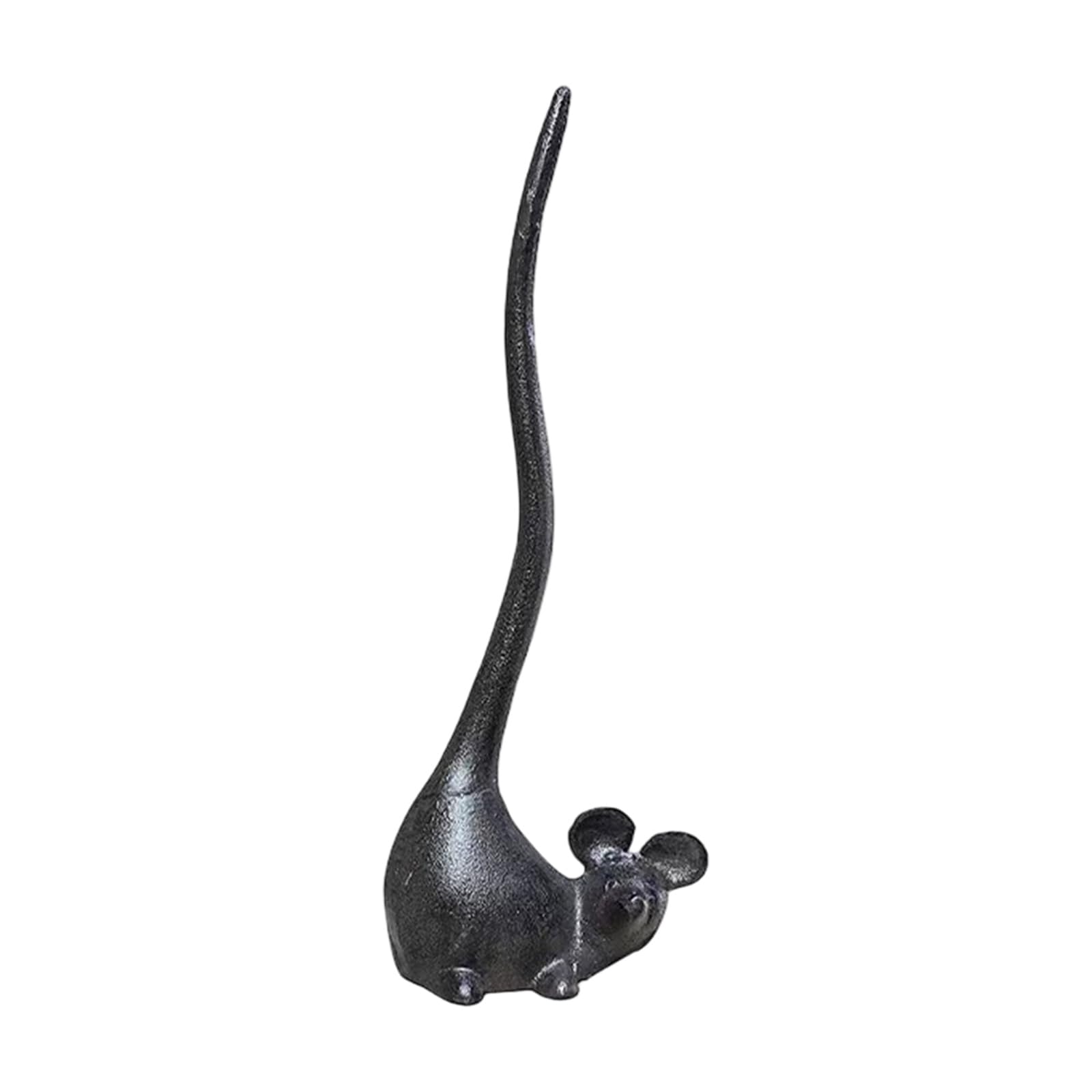 Cast Iron Paper Towel Holder Stand with Weighted Base Freestanding Papers Roll Holder for Small Space Cast Iron Towel