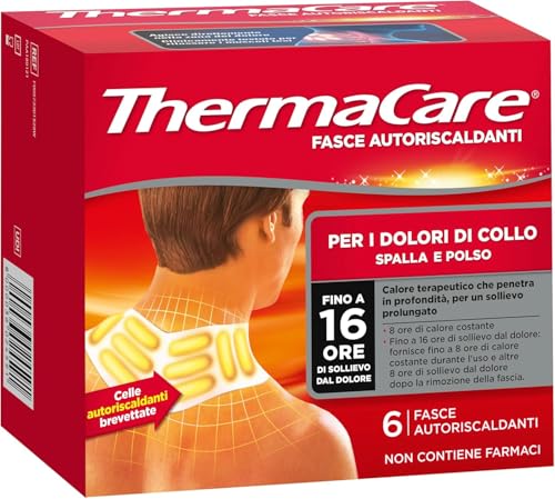 ThermaCare Fasce Autoriscaldanti a Calore Terapeutico per Dolori di Collo, Spalla, Polso, 8 Ore...