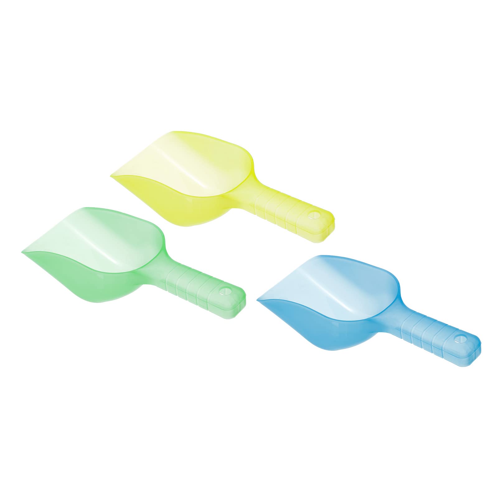 Pelle à glace en plastique bleu ustensile de cuisine polyvalent pour bac à glaçons