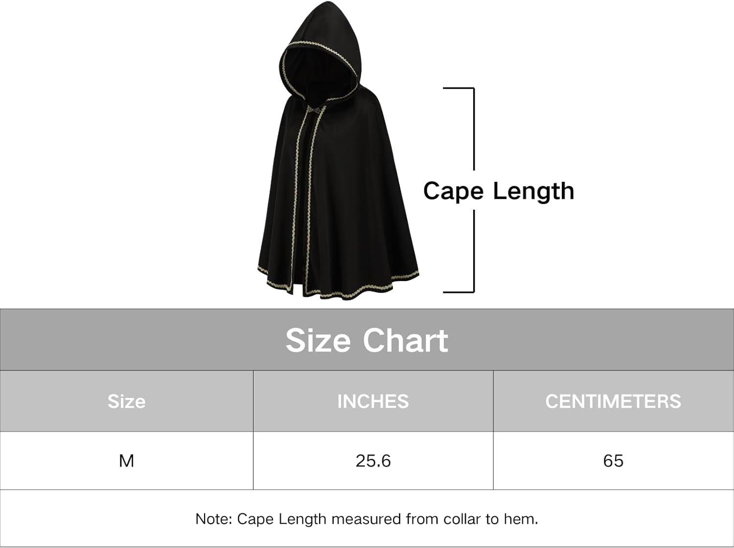 GRAJTCIN Renaissance Medieval Hooded Cape Adult Velvet Cloak Halloween Party Victorian Capelet for Women - Image 4