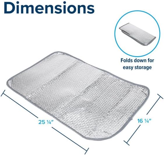 Miniatura 3 de Camco 45167 SunShield Cubierta Reflectante para Ventana de Puerta  Ayuda a Proteger tu RV de los Rayos UV Nocivos y Regula la Temperatura del RV