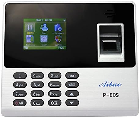 32Bit DSP Higher Speed Biometric Fingerprint Time Attendance Machine System
