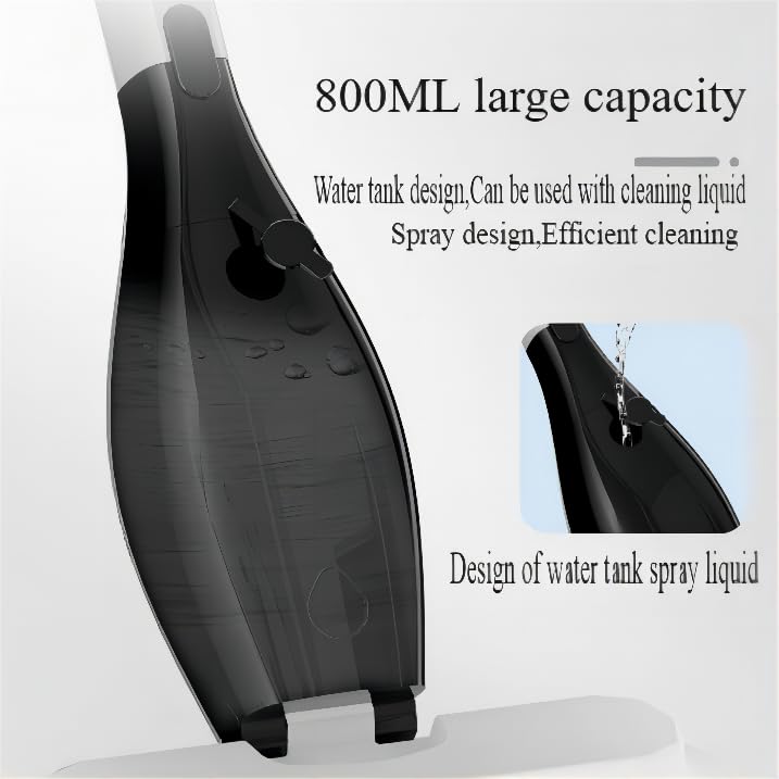 Electric Spin Scrubber Cleaner Mop: Cordless Cleaning Brush With 2 Replaceable Brush Head - 4 Cleaning Pads - For Carpet Toilet Kitchen Floors Window Glass Bathroom - Professional Cleaning