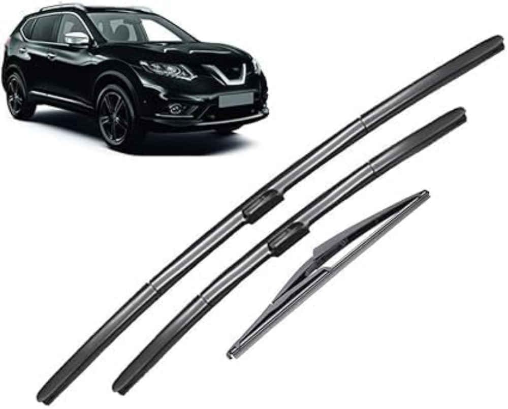 Balais d'essuie-glace flexibles pour Nissan Rogue 2 nettoyage sans trace