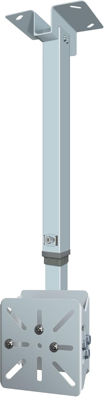 3D Holographic Fan Display Bracket Adjustable Ceiling Bracket for 3D Holographic Fan Display, Black/White, Height and Angle Adjustable, Sturdy Hanging Support for Holographic Fan Mounting