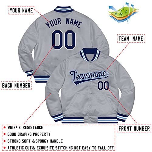 Custom Men Women Boy Fashion Lightweight Baseball Jacket Personalized Embroidered Name and Number Sport Coats2