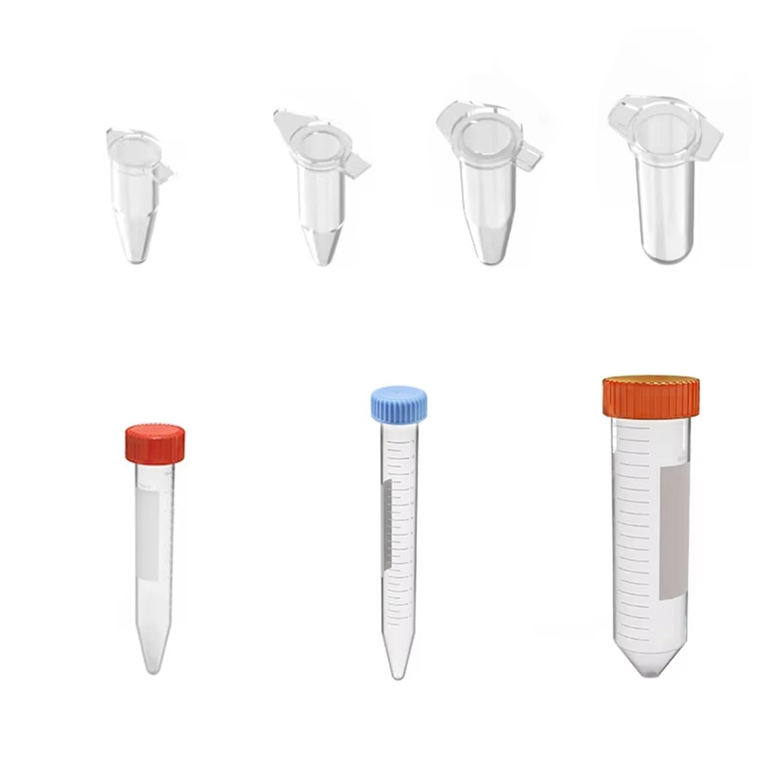 Probówka wirówkowa z osłoną sprężyny | Pojemnik na próbki laboratoryjne o pojemności 0,2/0,5/1,5/2/10/15/50 ml mikroprobówka PCR(0.5ml(1000Pcs))