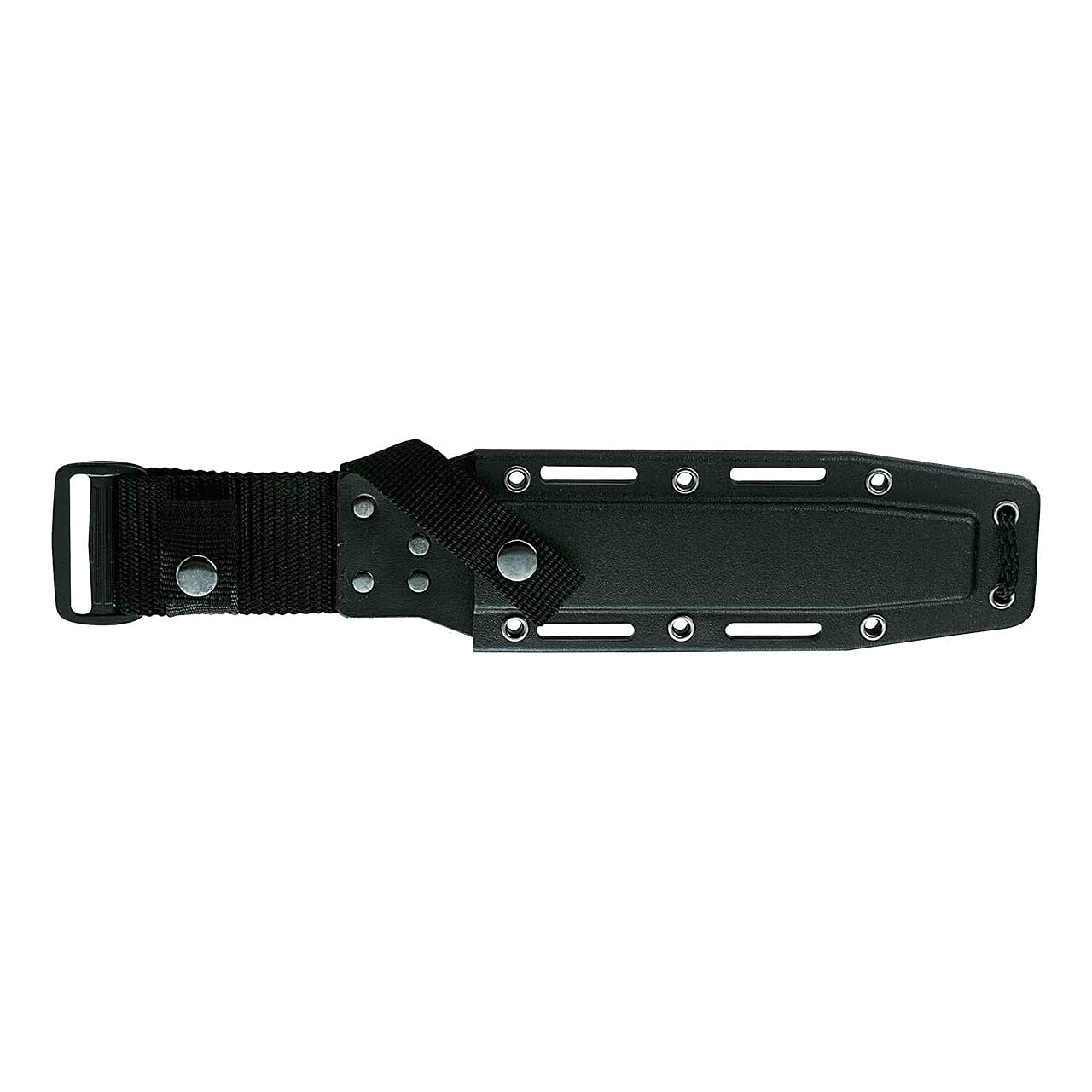 Herbertz Gürtelmesser, Bowie-Klinge, AISI 420, Gummi-Griff, Bowie-Messer, robustes Outdoor-Messer & Jagdmesser, Survivalmesser mit feststehender Klinge