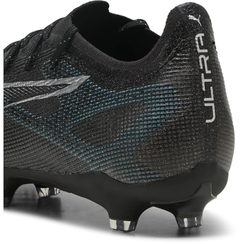 Puma - Ultra 5 Pro FG/AG, Zapatillas de fútbol Unisexo, Puma Black-Puma Silver-Bright Aqua, - imagen 5