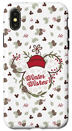 Minnie Mouse Winter Wishes coque iPhone X pour affronter l'hiver