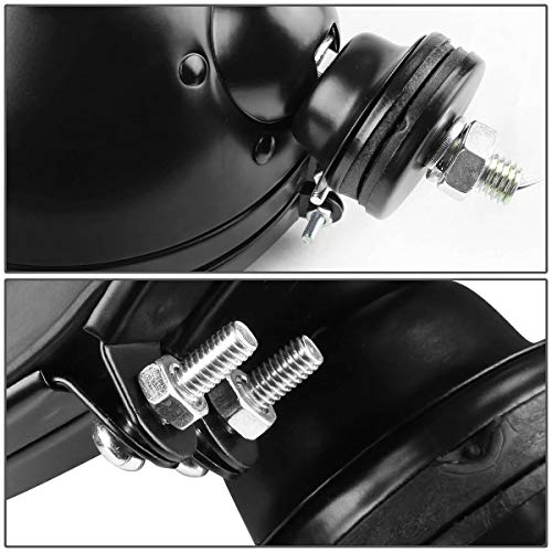 Image of Auto Dynasty 6 inch Round Fog Lights+Offroad Super 4X4 Guard+Switch Compatible with Grille /Brush /Bull bar (Smoke Lens Black Housing)