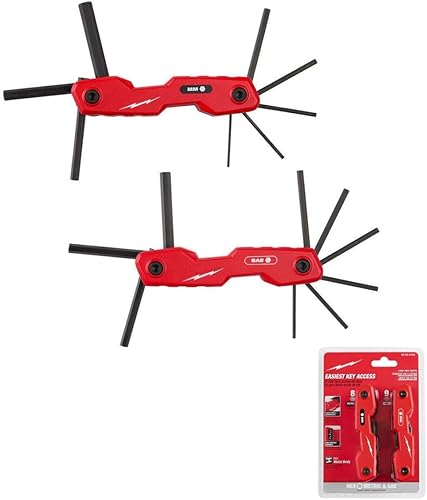 48-22-2183 con llave hexagonal plegable de 17 teclas Milwaukee SAEjuegos métricos - 2 piezas