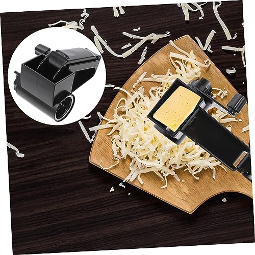 Rallador giratorio manual para queso color negro miniatura 5