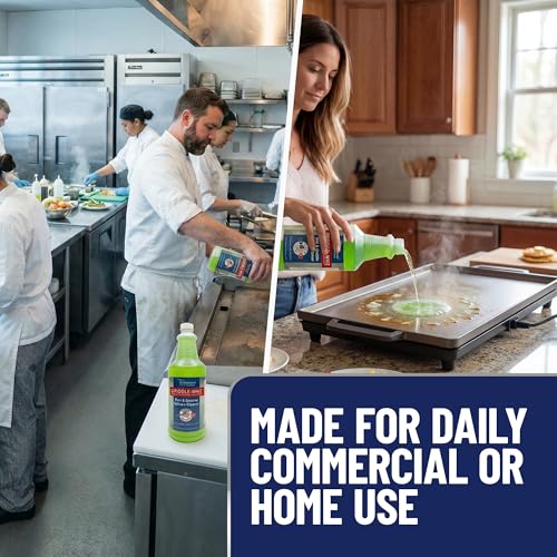 Flat Top Griddle Cleaner, Non-Caustic, Non-Toxic, Made In USA, 32 Fl Oz by THE FRYOILSAVER COMPANY - Image 7