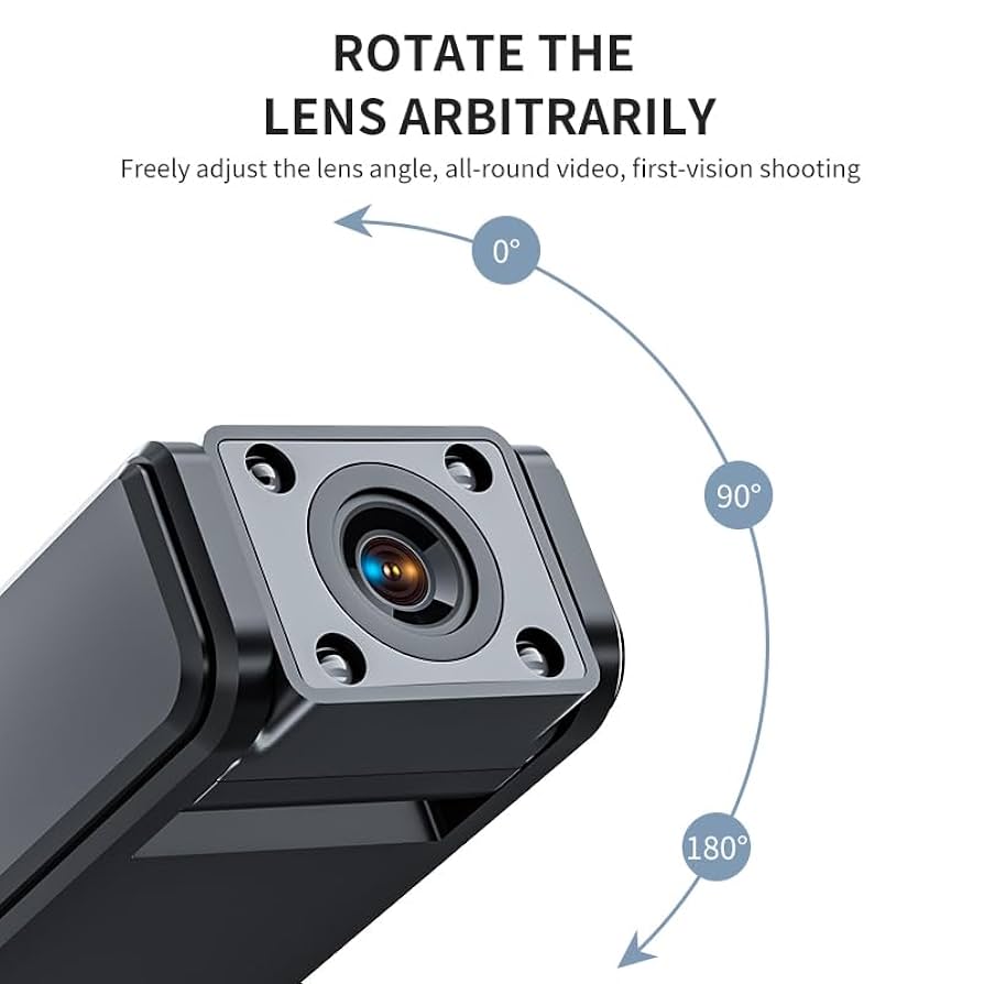 【新品未開封】micro camera Amazon.com : 1080P Spy Camera Hidden Camera with 180° Swivel