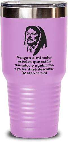 Miniatura 1 de Regalos religiosos para hombres - Adoracion y alabanza a Dios Todopoderoso para matrimonio, aniversario, primera comunion - Vaso de Vino color lila