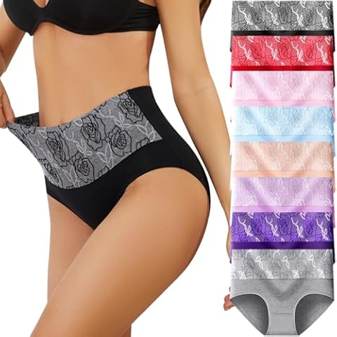 MEIDAYAI Womens Underwear High Waist Tummy Control C Section Recovery Underwear Cover