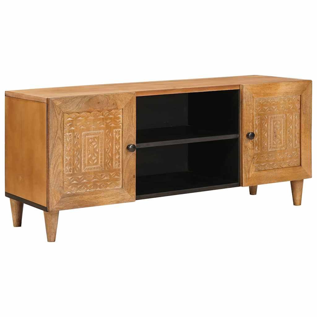 Szafka pod telewizor Ściana jasnobrązowa 105 x 33 x 46 cm
