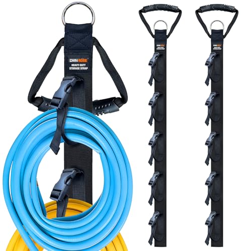 Cityeagle Adjustable Wall Mounted Extension Cord Organizer 2-Pack
