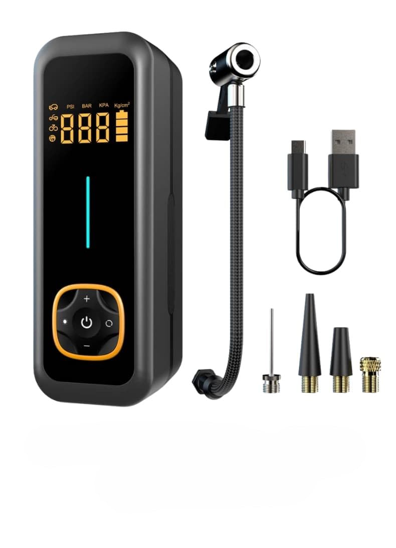 Portable Tire Inflator Air Compressor Cordless Digital Display Air Pump up to 150 PSI Auto Shut Off 22