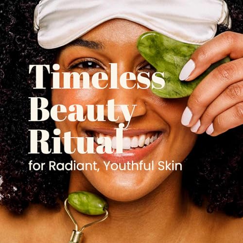 Image of ROSELYNBOUTIQUE Gua Sha Facial Tools & Jade Roller Original Face Massager for Puffiness Wrinkless Skin Care Routine - Self Care Gift for Men Women