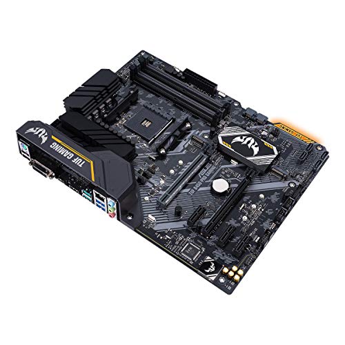 ASUS TUF B450-PRO Gaming Scheda Madre Gaming AMD B450 con Illuminazione LED Aura Sync RGB, Supporto DDR4 4400 MHz, Dual M.2 e USB 3.1 Gen 2 Nativo