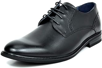 Men's Classic Oxfords Formal Dress Shoes Brogues Derbys for Business, Wedding and Party