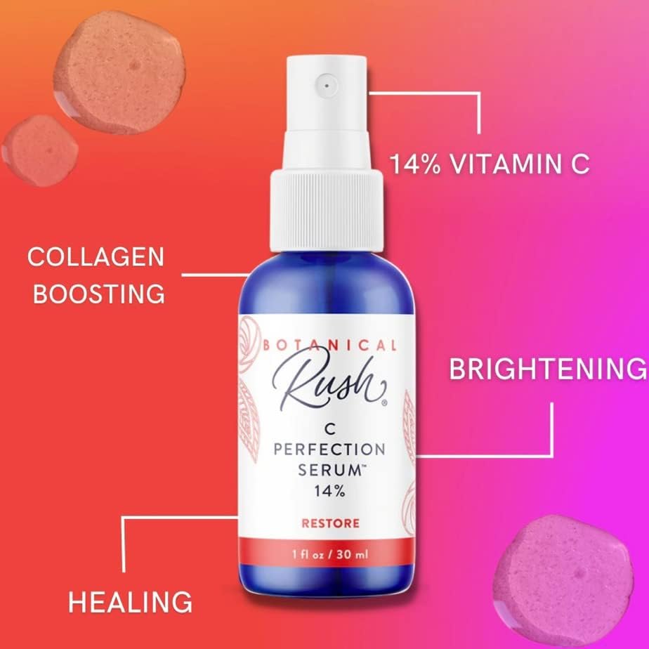 Miniatura 6 de C Perfection Suero, apoya la producción de colágeno, vitamina C y E, antioxidantes, para todo tipo de piel, promueve la curación natural, botella