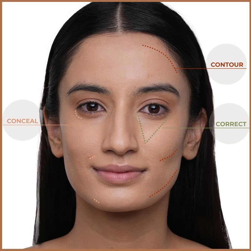 Image of INSIGHT No Smudge Concealer |High Coverage | Lightweight Formula | Crease-Free Finish | Long-Lasting |Blemishes & Redness |Flawless Look |Green Corrector-5g (Pack of 2)
