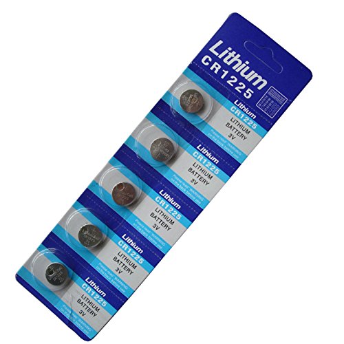Aeiniwer New 5 X Cr1225 Br1225 1225 3V Lithium Batteries FBA