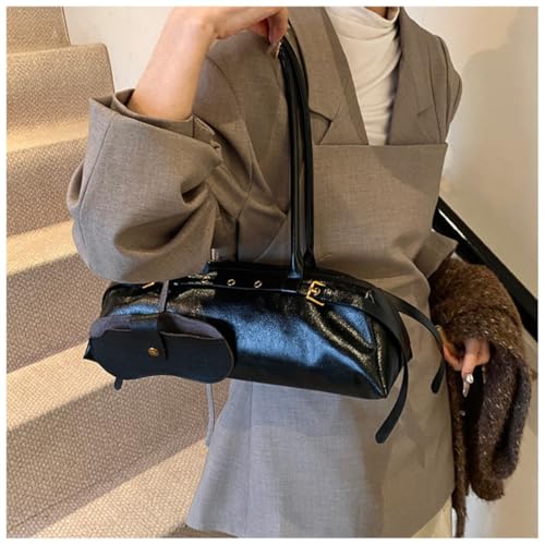 Bolso Tote Bowling de Cuero PU para Mujer miniatura 5