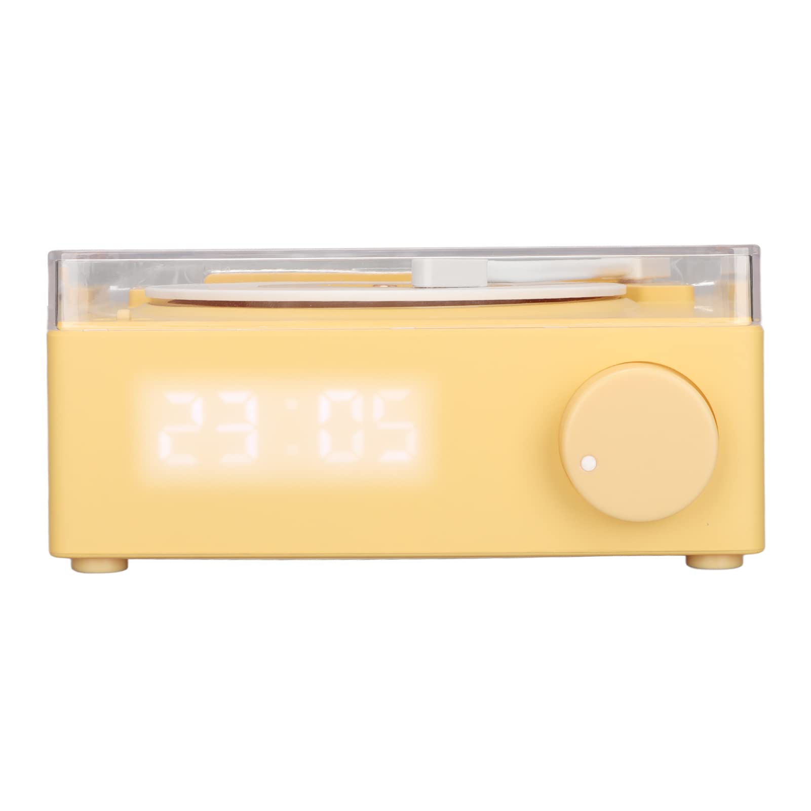 UBERSWEET® Alarm Clock Speaker, 3 Playback Modes Bluetooth Alarm Clock Speaker Retro for Alarm Reminder (Yellow)-image-46