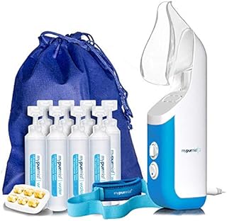 mypurmist 2020 Model 2 Ultrapure Personal Handheld Vaporizer and Humidifier (Plug-in), and Steam Inhaler with Free Hands-Free Holder