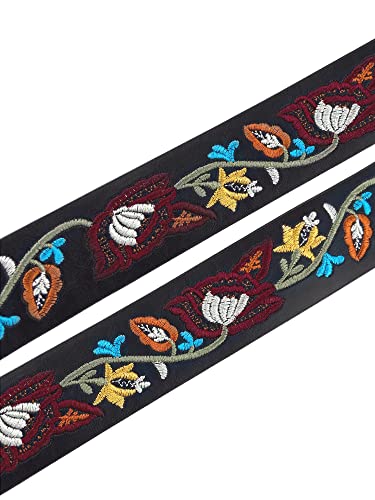 Beautiful Nomad Women's Western Belts Bohemian Embroidery Braided Casual Pu Leather Belt #TOP5