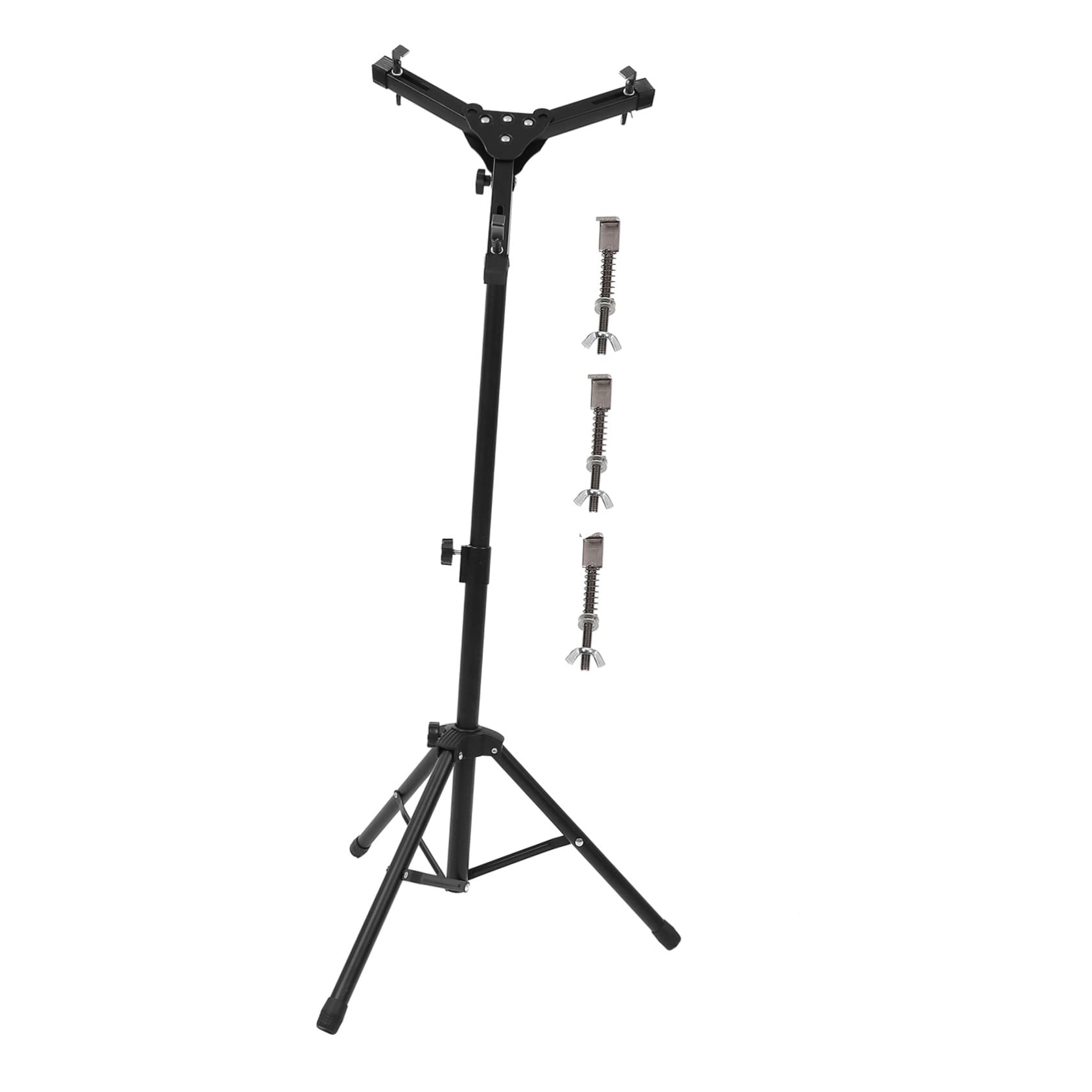 Totority Sturdy Dumb Drum Holder Alloy Drum Stand Set Adjustable Height for Snare