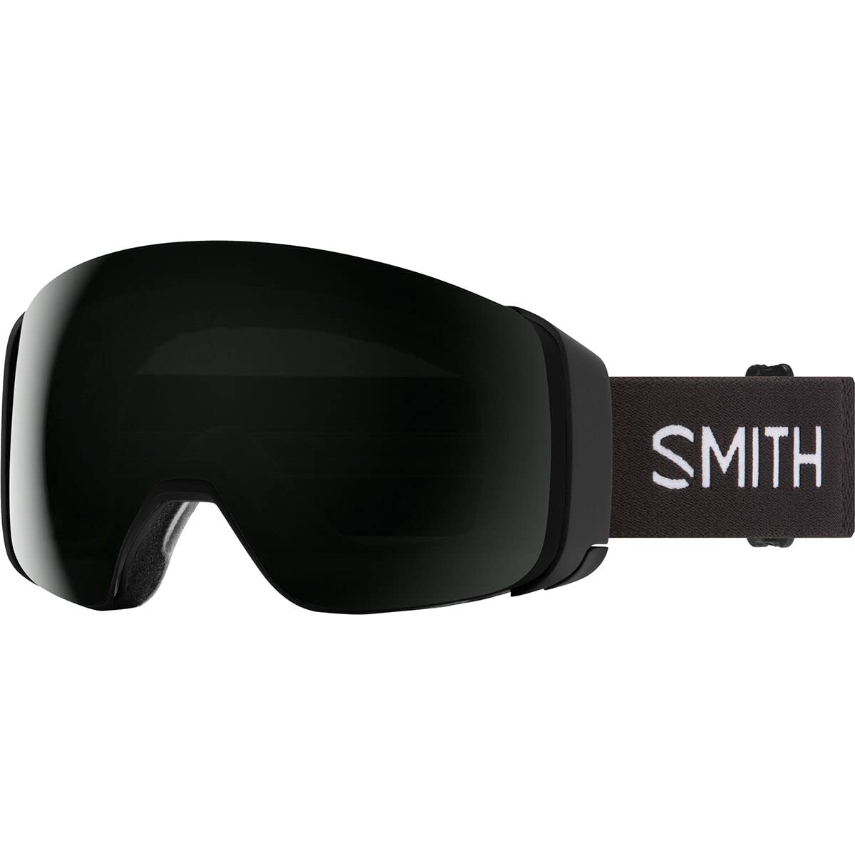 SmithSMITH 4D MAG Goggles with ChromaPop Lens – Performance Snowsports Goggles with Easy Lens Change Technology for Skiing & Snowboarding – for Men & Women – Black + Sun Black Lens