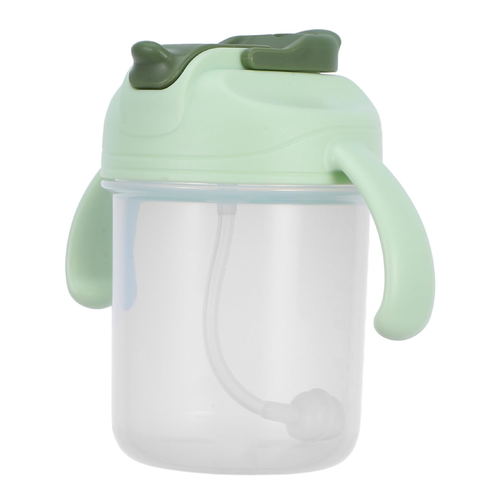 BESTYASH 5 Pezzi Tazza in Cannuccia Antisoffocamento Tazze Per Adulti a Prova Di Fuoriuscite Assistenza Infermieristica Tazza Per Assistenza Agli Anziani Green Gel Di Silice