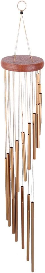 Outside Small Wind Chimes Outdoor Chime, 18-Tube Aluminum Alloy for Garden, Patio, Indoor and Outdoor Decor, Souvenir, Musical Birthday Gift