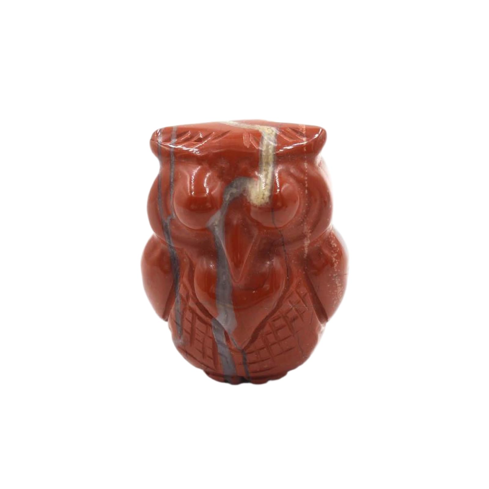 Zicnjodye 1pc Natural Stone Owl Shape Ornament