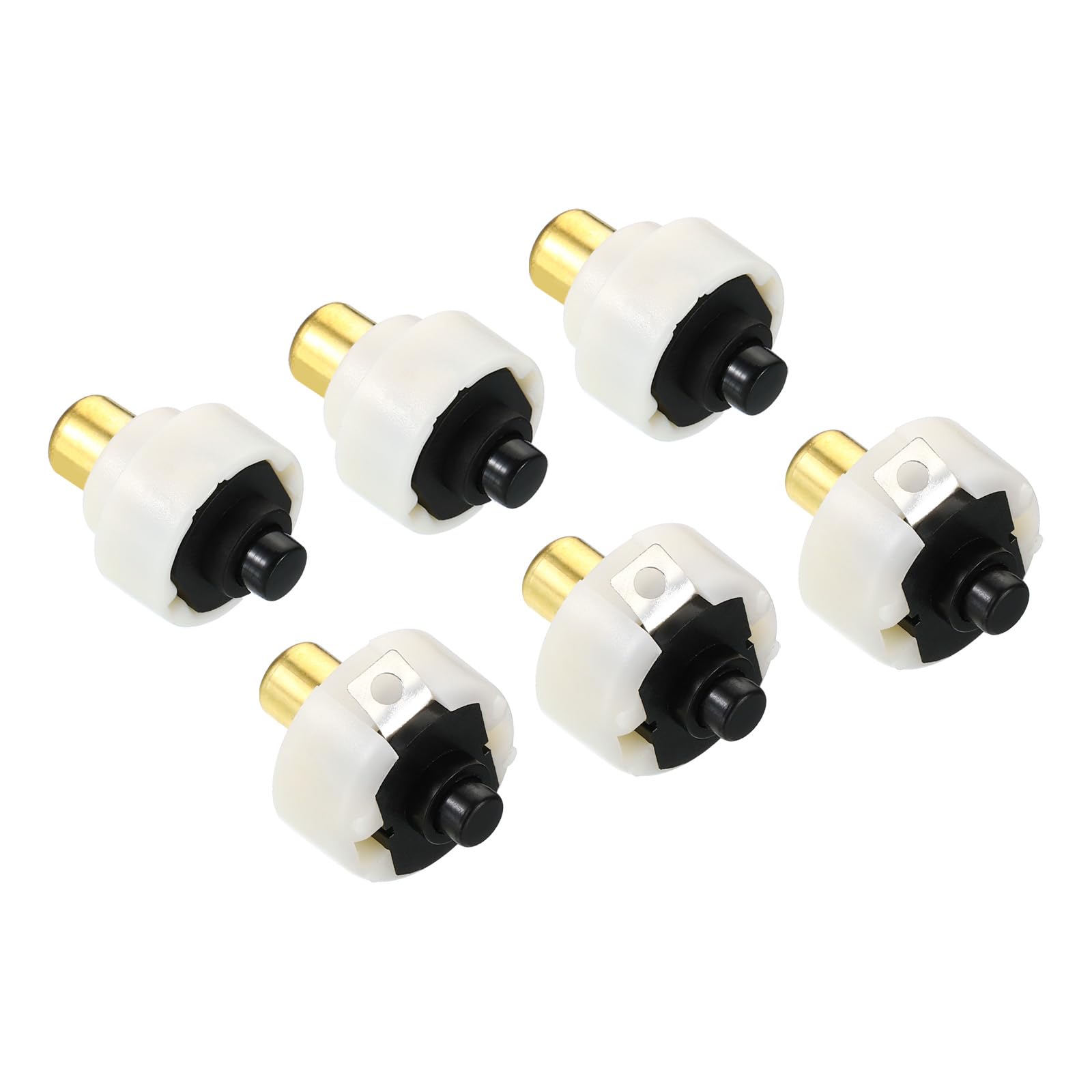 Amazon.co.jp: PATIKIL 17 mm/20 mm ラッチプッシュボタンスイッチ 6個