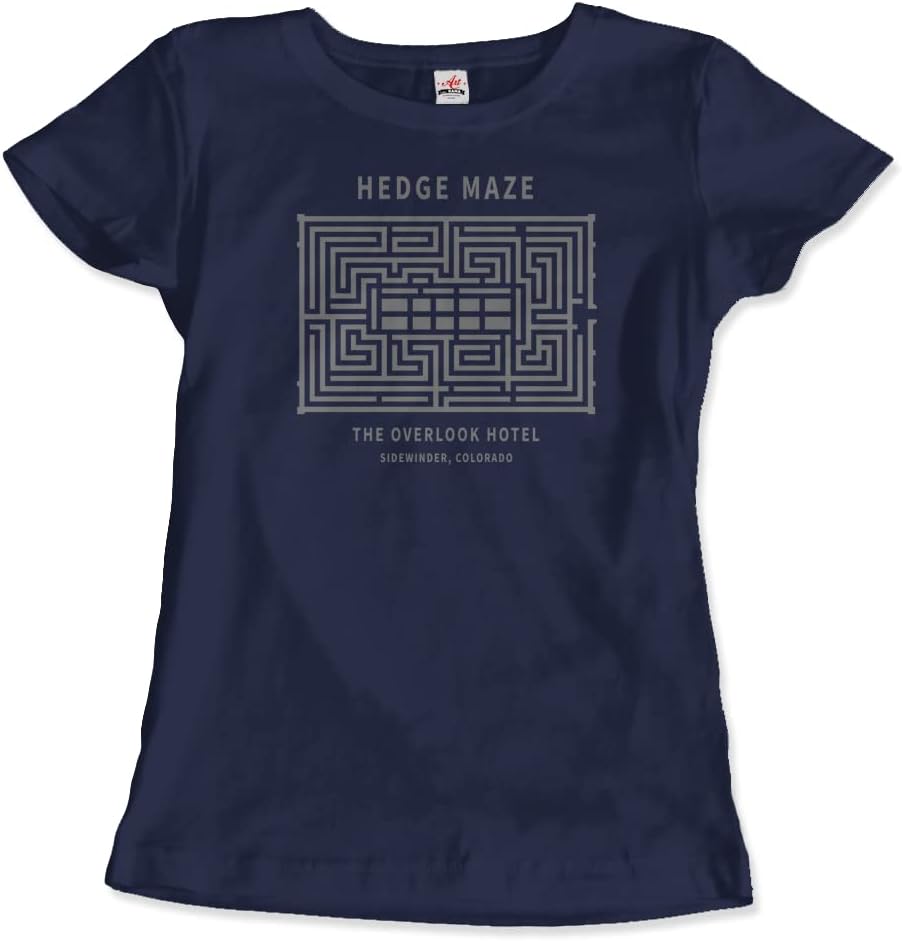 Overlook Hotel's Maze T-Shirt (Adults, Kids, Short & Long Sleeve) Black