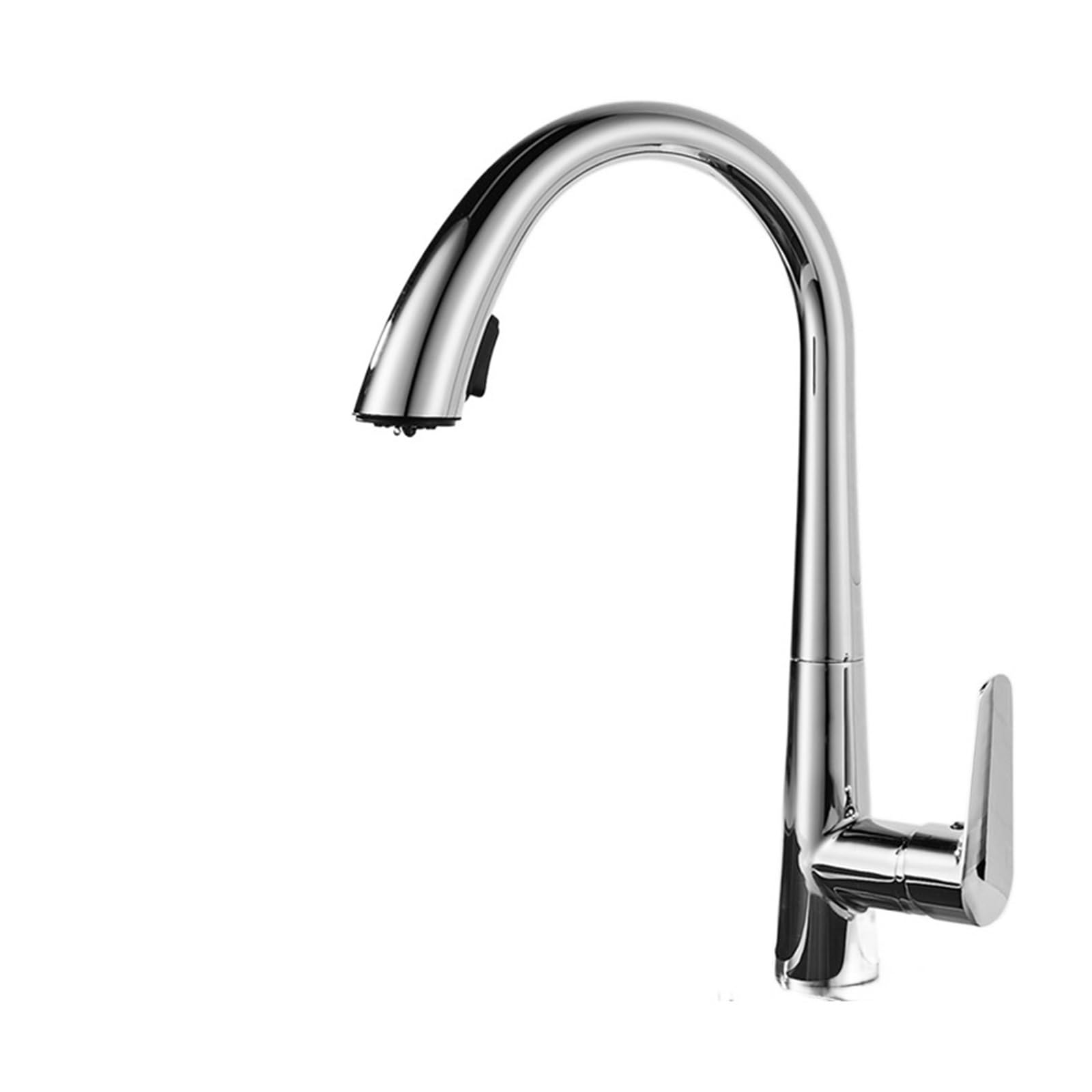 Robinet d'évier rotatif rétractable contre les éclaboussures d'eau en cuisine