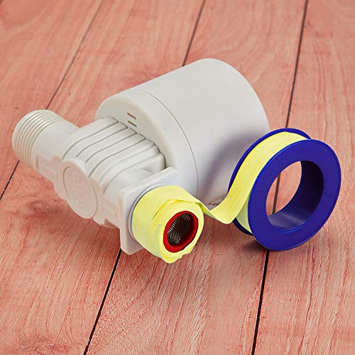 Skylety Thread Seal Tapes, PTFE Pipe Sealant Tape (1/2 by 520 Inches, Yellow, 10 Rolls)