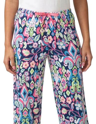 Image of HUE Women's Spring Pajama Separates Soft Whimsical Print Pjs with Flowers, Animals, Garden Themed Pjs, Cocktails